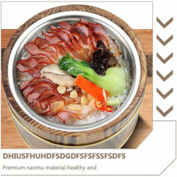 1 Pc Creative Vegetable Bucket Wooden Barrel Fashionable Sushi Bowl with Lid 1 Pc Creative Vegetable Bucket Wooden Barrel Fashionable Sushi Bowl with Lid