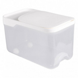 Plastic Rice Container Household Sealed Rice Bucket Cat Dog Food Holder
