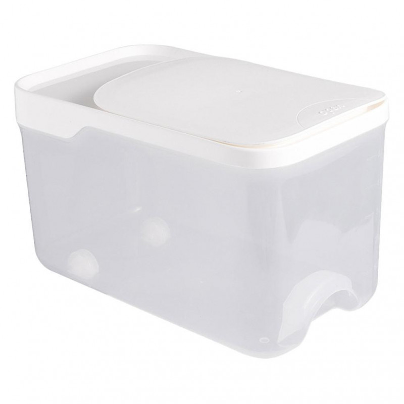 Plastic Rice Container Household Sealed Rice Bucket Cat Dog Food Holder