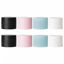 8Pcs 15g Small Plastic Bottles Jars Leak-Proof Cosmetics Cream Box Container
