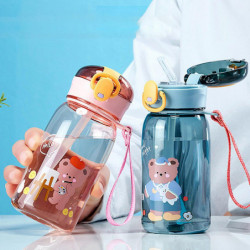 400ML Water Cup Resistant to Falling Safe Sealed Portable Wear-resistant Drink Water PP Material