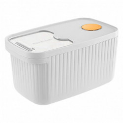 10KG Grande capacité Anti Poussière Riz Bucket Grain Farine de cuisine avec tasse à mesurer