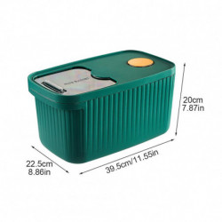 10KG Grande capacité Anti Poussière Riz Bucket Grain Farine de cuisine avec tasse à mesurer 10KG Grande capacité Anti Poussière Riz Bucket Grain Farine de cuisine avec tasse à mesurer