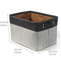 Pet Toy Basket Dog Cat Box Container Storage Bin Clothes With Handle Organizer