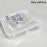 1pcs Collection Container Case Plastic Transparent Storage Box Small Clear Store