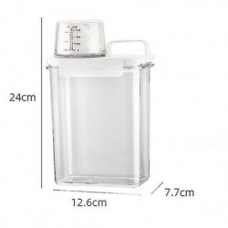 Airtight Laundry Detergent Powder Storage Box Clear Washing Powder Container With Lid And Handle Multipurpose [...]