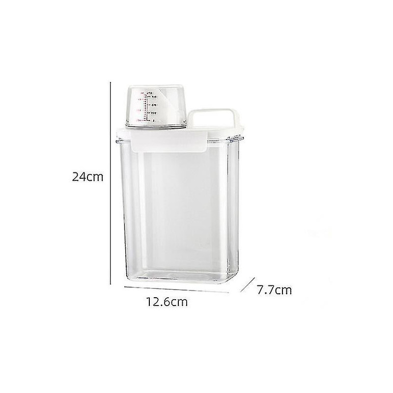 Airtight Laundry Detergent Powder Storage Box Clear Washing Powder Container With Lid And Handle Multipurpose [...]