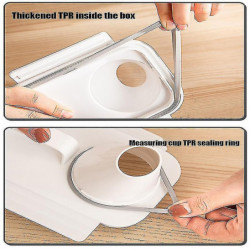 Airtight Laundry Detergent Powder Storage Box Clear Washing Powder Container With Lid And Handle Multipurpose [...]