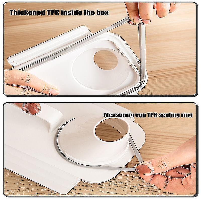 Airtight Laundry Detergent Powder Storage Box Clear Washing Powder Container With Lid And Handle Multipurpose [...]