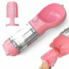 Dog Travel Water Bottle,with Food Container And Shit Shovelpink