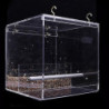 Parrot Spill Proof Feed Box Plastic Pet Resistant Suitable For Small B