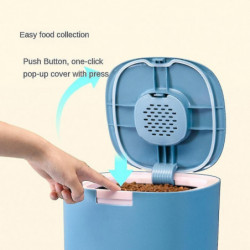 5kg Cat Food Storage Bucket Moisture-proof Food Storage Bucket Pet Food Storage Dog Food Bucket Cat