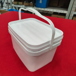 Painting Bucket Paints Container with Cover and Handle Painting Varnish Storage Bucket White Painting Bucket Paints Container with Cover and Handle Painting Varnish Storage Bucket White