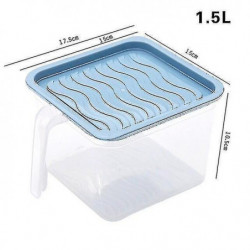Kitchen Refrigerator Food Container Transparent Storage Box With Keeping Egg Fish Fruit Fresh