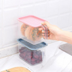 Kitchen Refrigerator Food Container Transparent Storage Box With Keeping Egg Fish Fruit Fresh