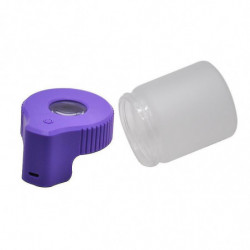 Pot de stockage transparent lumineux Led Transparent Frosted Sealed Medicine Box Storage Jar Led Jar