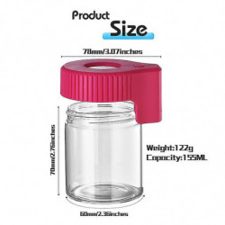 Pot de stockage transparent lumineux Led Transparent Frosted Sealed Medicine Box Storage Jar Led Jar Pot de stockage transparent lumineux Led Transparent Frosted Sealed Medicine Box Storage Jar Led Jar