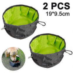 Dog Bowl Travel Bowls Foldable Compatible With Dog Pet, Leak-proof Portable