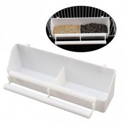 3xplastic Hanging Pet Parrot Bowl Feeding Cage Bird Food Water Dispenser 3xplastic Hanging Pet Parrot Bowl Feeding Cage Bird Food Water Dispenser
