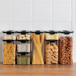 Sealed Container Food Plastic Container Kitchen Grain Storage 9.6x9.6x6.6cm Sealed Container Food Plastic Container Kitchen Grain Storage 9.6x9.6x6.6cm