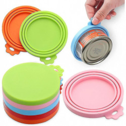 Three-in-one Silicone Jar Lid Fresh-keeping Moisture-proof Buckle Lid Kitchen Storage Fresh-keeping Clip Seal Pet [...]