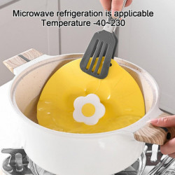 Floral Silicone Lid For Food Storage And Cooking - Seals Any Smooth Edge Surface - Bpa Free - Oven, Microwave, [...]