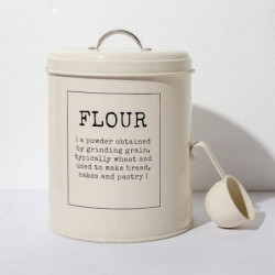 Metal Vintage Food Flour Storage Tin Jar 5 Litres Container Decor Durable Metal Vintage Food Flour Storage Tin Jar 5 Litres Container Decor Durable
