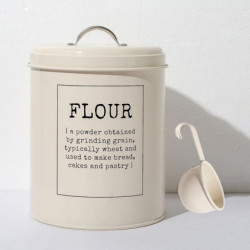 Metal Vintage Food Flour Storage Tin Jar 5 Litres Container Decor Durable Metal Vintage Food Flour Storage Tin Jar 5 Litres Container Decor Durable