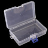 3xplastic Transparent With Lid Storage Box Collection Container 14x8.8x3.5cm