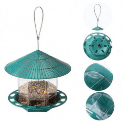 Bird Feeder Hanging Feeding Station Garden Bird Seed Dispenser Holder Food Container Bird Feeder Hanging Feeding Station Garden Bird Seed Dispenser Holder Food Container