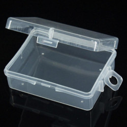 1pc Clear Plastic Transparent Storage Box Debris Collect Container Case avec couvercle 1pc Clear Plastic Transparent Storage Box Debris Collect Container Case avec couvercle