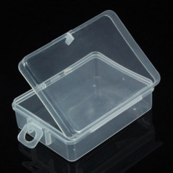 1pc Clear Plastic Transparent Storage Box Debris Collect Container Case avec couvercle 1pc Clear Plastic Transparent Storage Box Debris Collect Container Case avec couvercle