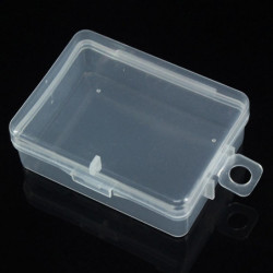 1pc Clear Plastic Transparent Storage Box Debris Collect Container Case avec couvercle 1pc Clear Plastic Transparent Storage Box Debris Collect Container Case avec couvercle