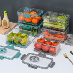 Food Container Transparent High Capacity Good Sealing Vacuum Refrigerator Fresh-keeping Box With Lid Household Products Food Container Transparent High Capacity Good Sealing Vacuum Refrigerator Fresh-keeping Box With Lid Household Products