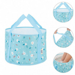 Collapsible Foot Basin 1pc Portable Collapsible Travel Basin Multi-functional Water Basin (Sky-blue) Collapsible Foot Basin 1pc Portable Collapsible Travel Basin Multi-functional Water Basin (Sky-blue)