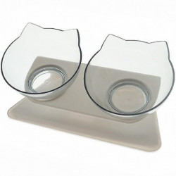 Pet Double Bowl Cat Bowl And Dog Bowl Anti-knock Over Cat And Dog Double Bowl Fixed Pet Cervical Spine Cat Bowl Pet Bowl Pet Double Bowl Cat Bowl And Dog Bowl Anti-knock Over Cat And Dog Double Bowl Fixed Pet Cervical Spine Cat Bowl Pet Bowl