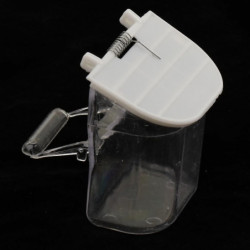 2pcs Bird Seed Feeder For Cage,parrot Automatic Foraging Food Container 2pcs Bird Seed Feeder For Cage,parrot Automatic Foraging Food Container