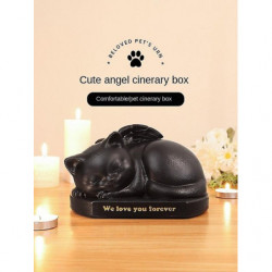 Ange Pet Urne Cartoon Pet Cat Dog Pet Funeral Memorial Résine Scellé Jar Funeral Cat Memorial Style2 Ange Pet Urne Cartoon Pet Cat Dog Pet Funeral Memorial Résine Scellé Jar Funeral Cat Memorial Style2