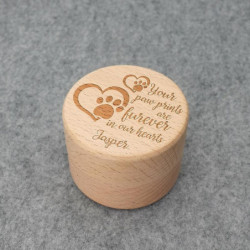 Personalized Wooden Pet Memorial Box With Lid Engraved Pet Keepsake Box Pet Fur Keep Sake Gift Loss Of Pet Dog Cat [...]