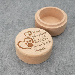 Personalized Wooden Pet Memorial Box With Lid Engraved Pet Keepsake Box Pet Fur Keep Sake Gift Loss Of Pet Dog Cat [...]