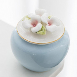 Handmade Floral Pet Urn, Dog, Cats, Birds, Small Animals, Gentle Creative, Sealed Spark Storage Jar, Memorial [...]