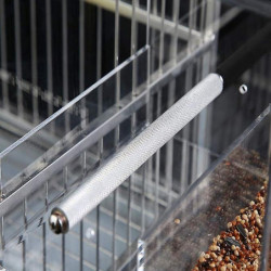 Automatic Bird Feeder No Mess Bird Cage Pet Feeder Seed Food Container for Parakeet Canary Cockatiel Parrot Finch [...]