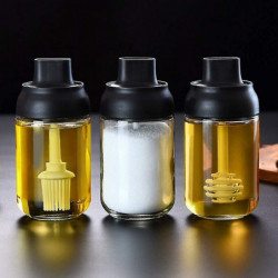 2024 Kitchen Seasoning Containers 3 Pack Glass Spice Jars Container Transparent Sealed Storage Seaso 2024 Kitchen Seasoning Containers 3 Pack Glass Spice Jars Container Transparent Sealed Storage Seaso