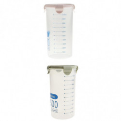 2x Pantry Organization Cereal Container Storage Airtight Containers 1500ml 2x Pantry Organization Cereal Container Storage Airtight Containers 1500ml