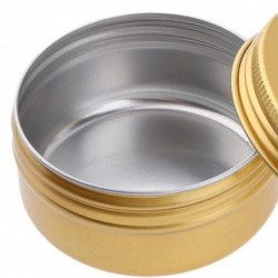 5pcs Empty Makeup Aluminium Pot Jar Tin Lip Balm Container Storage Box 60ml 5pcs Empty Makeup Aluminium Pot Jar Tin Lip Balm Container Storage Box 60ml