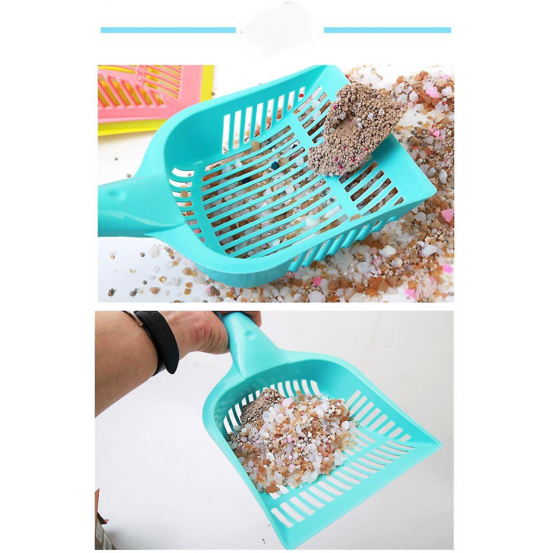 Shxx Plastic Cat Litter Scoop, Kitty Litter Boxes Scooper Pet Sift Shovel, Litter Cleaning Tool F922-119