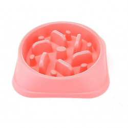 Le bol antidérapant Maze Pet Food favorise une alimentation saine et des fouilles roses lentes Le bol antidérapant Maze Pet Food favorise une alimentation saine et des fouilles roses lentes