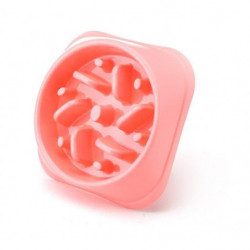 Le bol antidérapant Maze Pet Food favorise une alimentation saine et des fouilles roses lentes Le bol antidérapant Maze Pet Food favorise une alimentation saine et des fouilles roses lentes