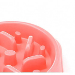 Le bol antidérapant Maze Pet Food favorise une alimentation saine et des fouilles roses lentes Le bol antidérapant Maze Pet Food favorise une alimentation saine et des fouilles roses lentes