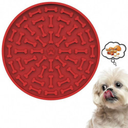 Chien Slow Dispensing Treater Mat Dog Lick Pad Beurre d’arachide Lick Mat Chien Slow Dispensing Treater Mat Dog Lick Pad Beurre d’arachide Lick Mat